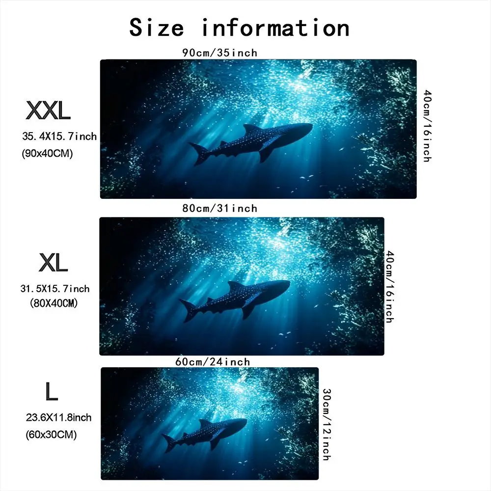 Deep Sea Whale Shark Large Gam - đánh giá và giá Desk Setup Pc And Laptop