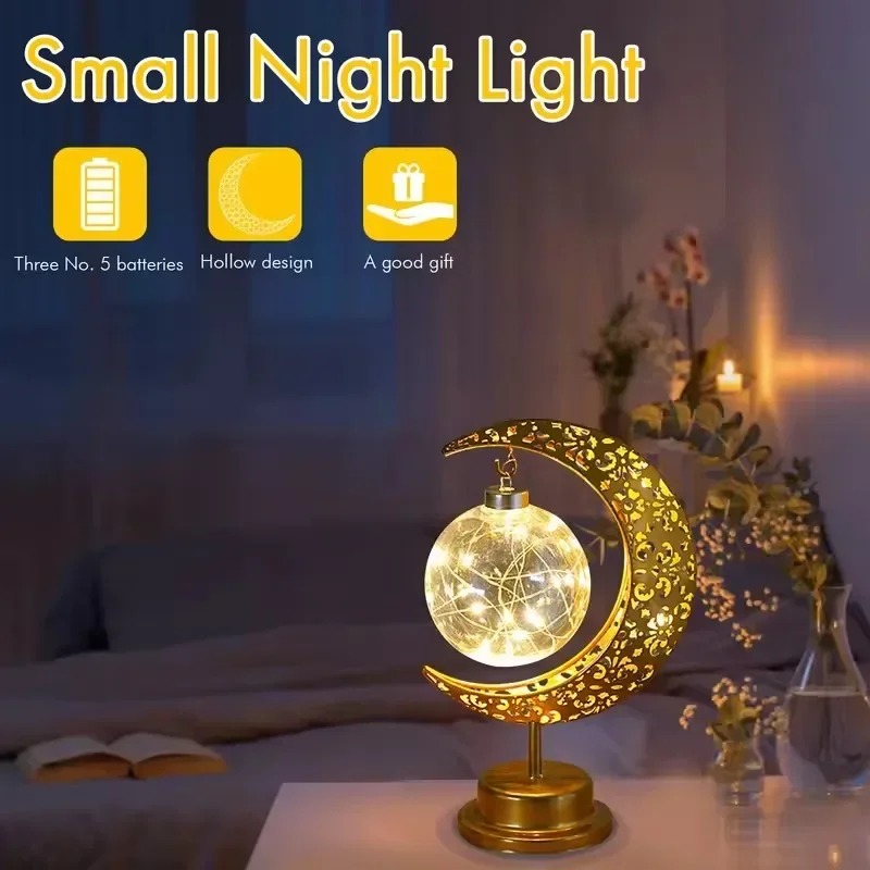 Ramadan LED Night Light Rotati - đánh giá và giá Desk Setup Lamp