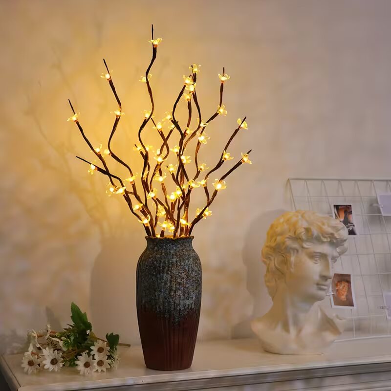 1/2PC 20LED Cherry Blossom Tre - đánh giá và giá Desk Setup Lamp